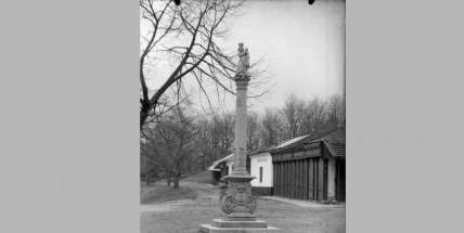 Svatá Hora  se pyšní nejstarším stojícím mariánským sloupem v Čechách.