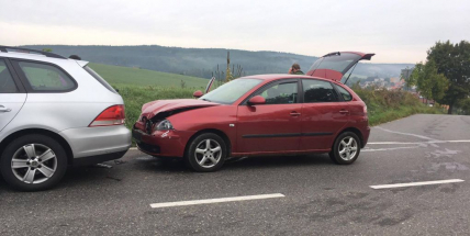 U Sedlčan došlo ke srážce dvou vozidel