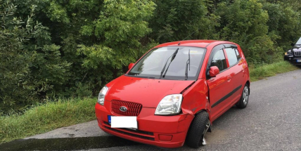 U Cetyně došlo k nehodě dvou vozidel