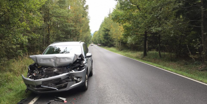 U Dobříše došlo k nehodě dvou vozidel
