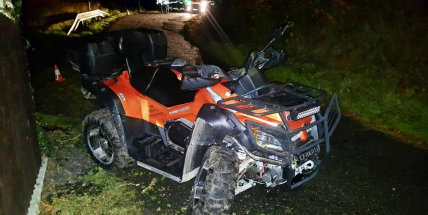 Pro řidiče čtyřkolky letěl k Rybníkům vrtulník