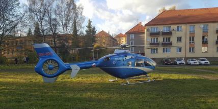 Právě teď: Pád z výšky si vyžádal pomoc vrtulníku LZS