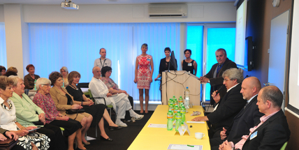 Hejtman Řihák navštívil Kadeřábkův den a předal čestné medaile