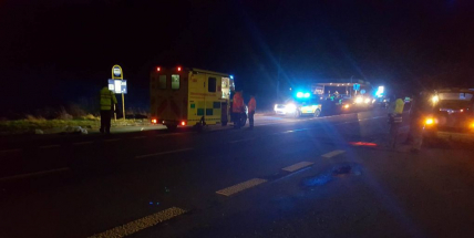 Právě teď: Při tragické nehodě u obce Obory na Příbramsku zemřel chodec