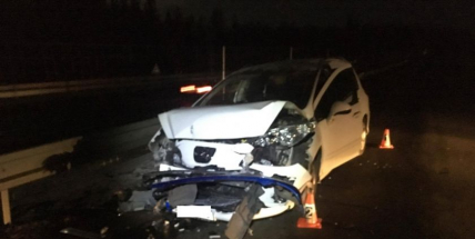 Nehoda dvou vozidel aktuálně zaměstnává dopravní policisty u Dubence