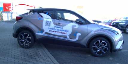 Toyota C-HR se představuje v soutěži Auto roku 2017
