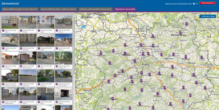 Na mapovém portálu Středočeského kraje je k dispozici nová mapová aplikace Zdravotnictví