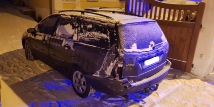 Focus se střetl s autobusem