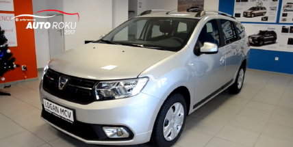 Dacia Logan MCV se představuje v soutěži Auto roku 2017