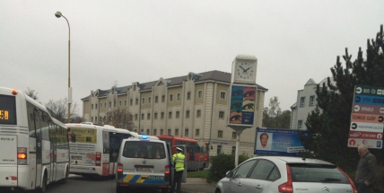 U Obory došlo k drobné dopravní nehodě