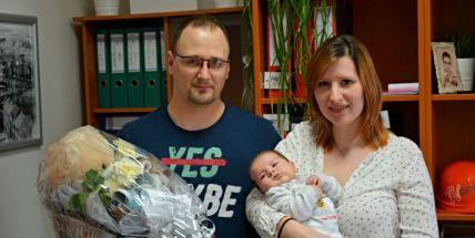 Navštívilo nás v redakci "Miminko měsíce prosinec"