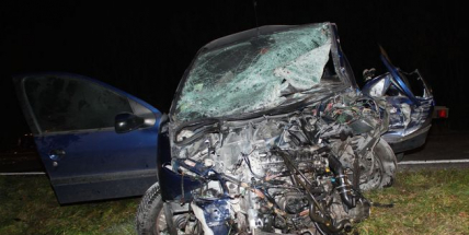 Viník nehody skončil s těžkým zraněním v nemocnici