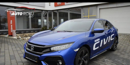 Honda Civic 5D new 2017 se představuje v soutěži Auto roku 2017