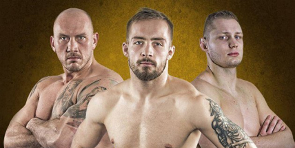 Trénink a vážení bojovníků před galavečerem bojových sportů MMA v OC Skalka