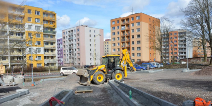 Opět se pracuje na drkolnovském parkovišti