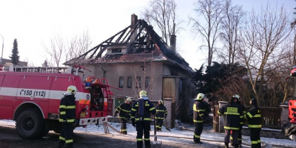 Kriminalisté vyšetřují požár, který v Čimelicích nepřežili dva lidé